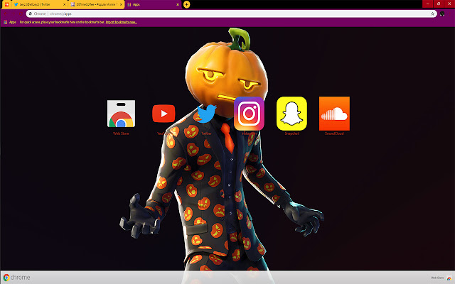 FORTNITE SAD PUMPKIN MAN } HALLOWEEN IS HERE  from Chrome web store to be run with OffiDocs Chromium online